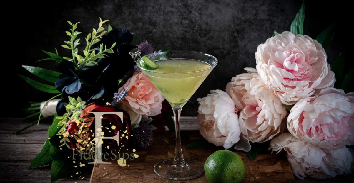 Basil Cucumber Lime Gimlet Recipe (Nonalcoholic mocktail)