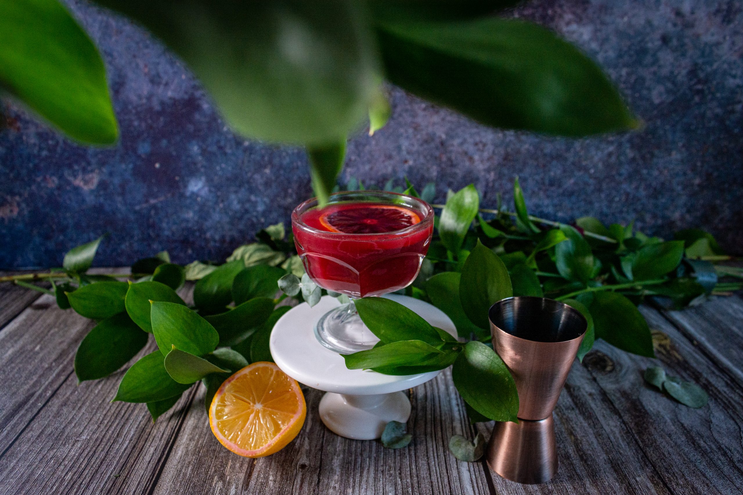 Blood Orange Ghia Sour (Nonalcoholic Cocktail)